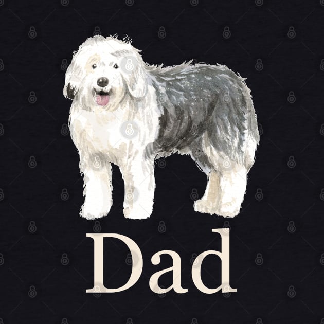 Old English Sheepdog Dog Dad, Dog Dad, Dog Daddy, Gift from the Dog, Dog Dad Gift, Dog Dad Present, Dog Daddy Present, Gift for Dog Dad, Present from the Dog by Buttercups and Sunshine